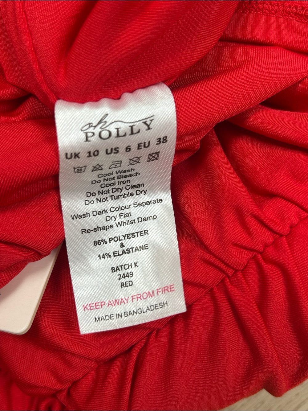 NWT Oh Polly Back For More Bandeau Strapless Ruched Mini Dress 6 - Picture 9 of 9